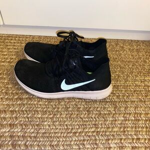Nike Black and White Running Shoes